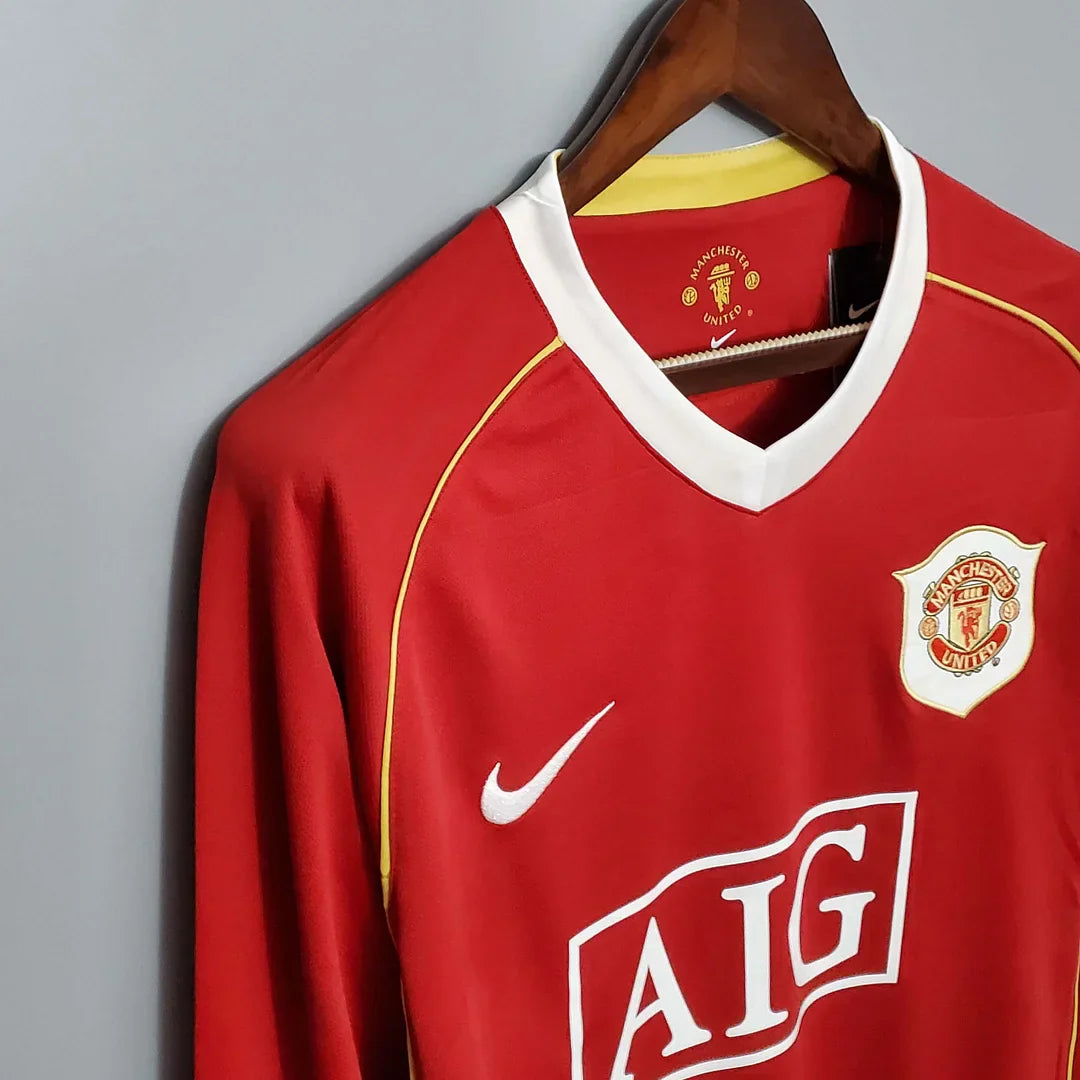 2006/2007 Retro Manchester United Home Long Sleeve