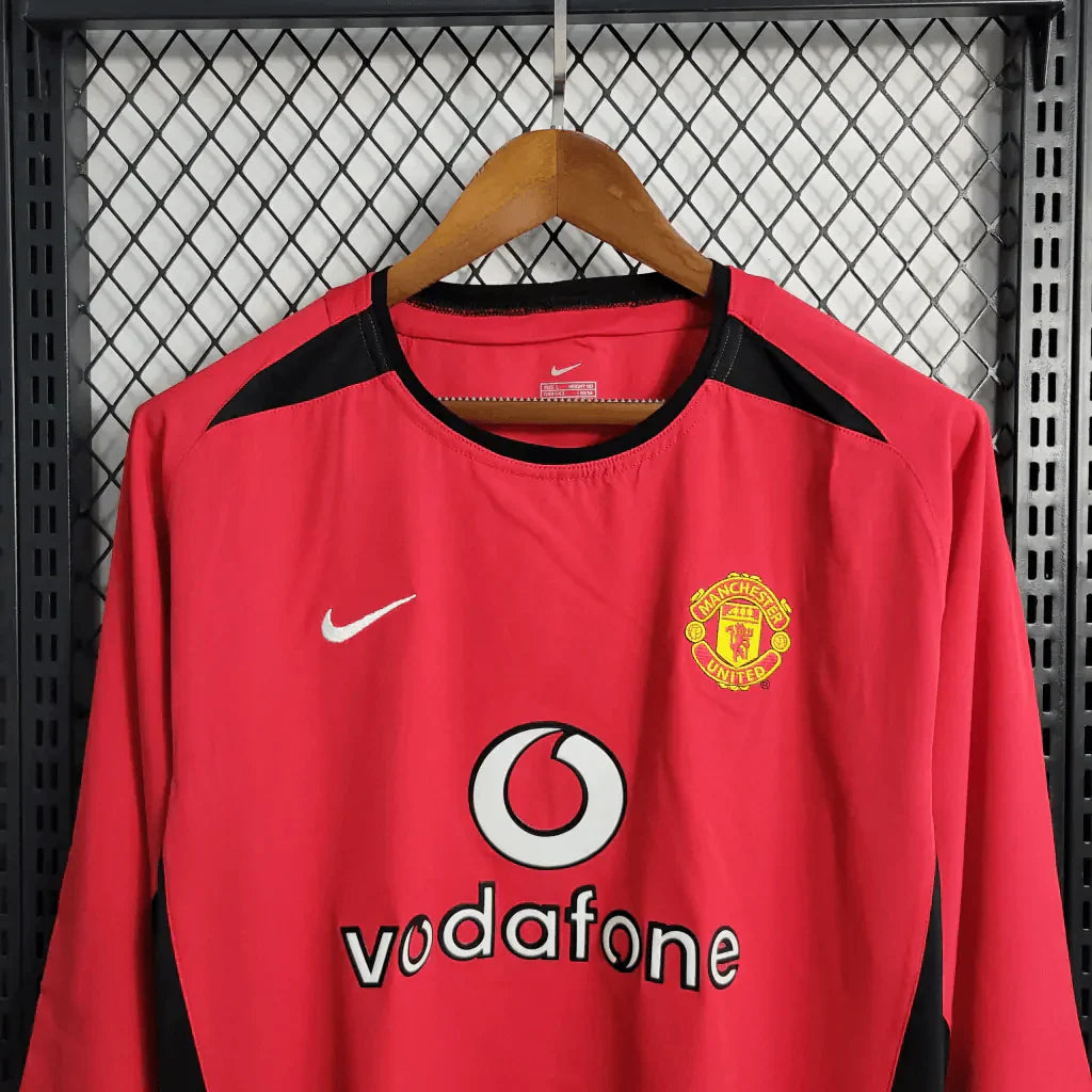 2002/2004 Retro Manchester United Home Long Sleeve