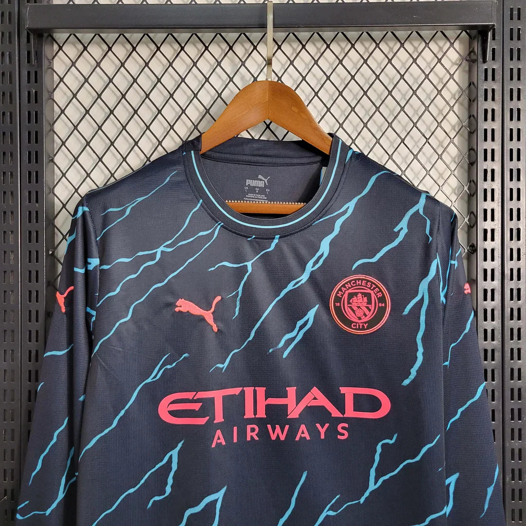 23/24 Manchester City Third Away Long Sleeve