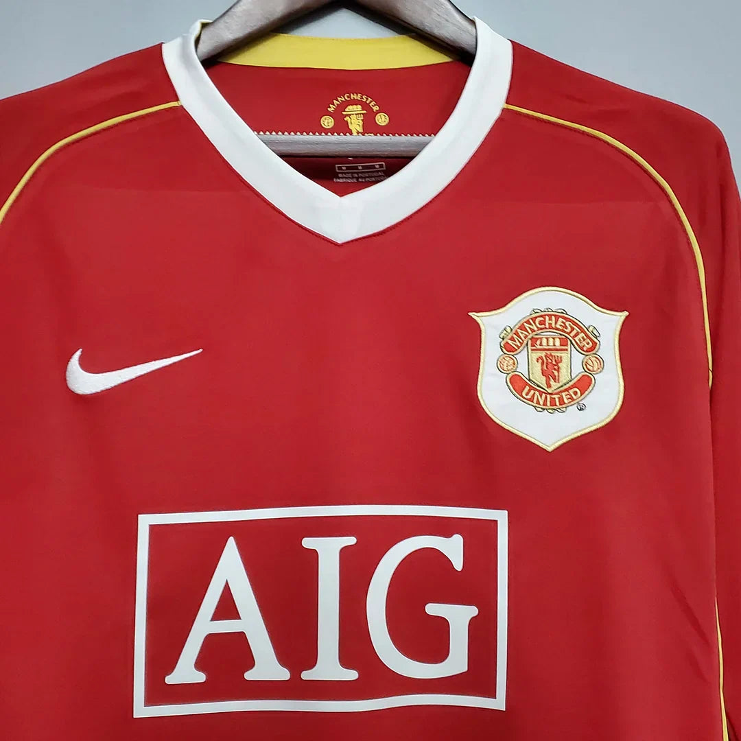 2006/2007 Retro Manchester United Home Long Sleeve
